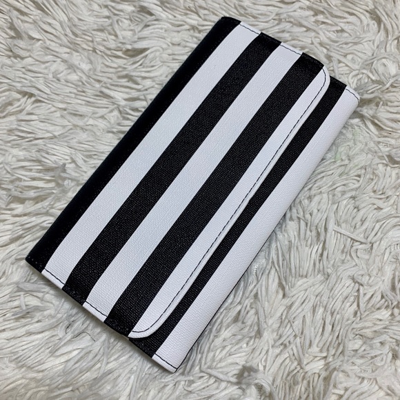 NWT Kut From The Kloth B&W Slim Striped Wallet - Picture 6 of 7